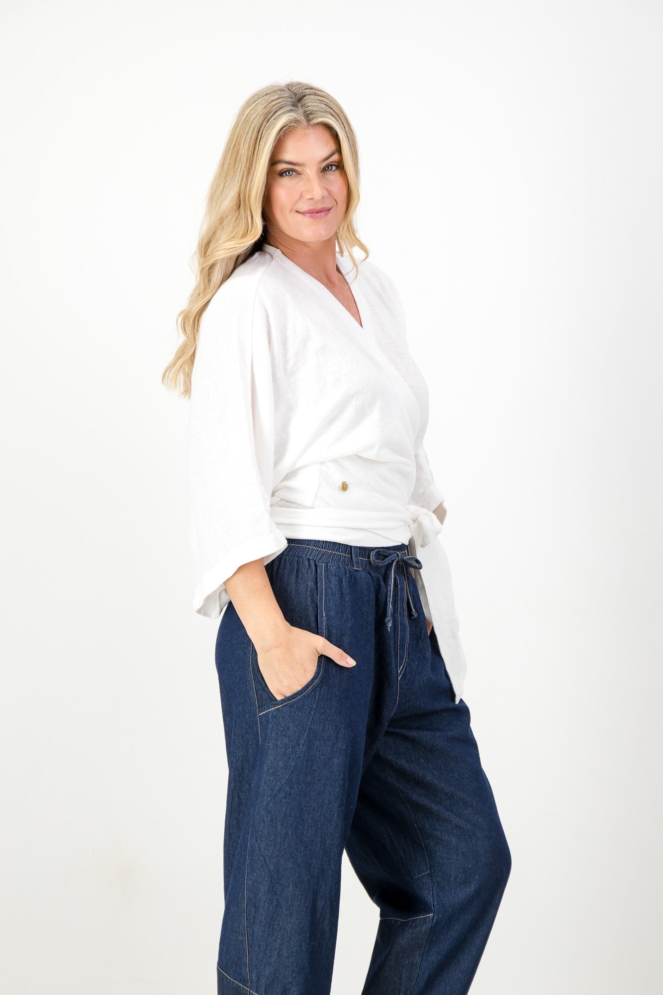 Hydra Cotton Wrap Knit