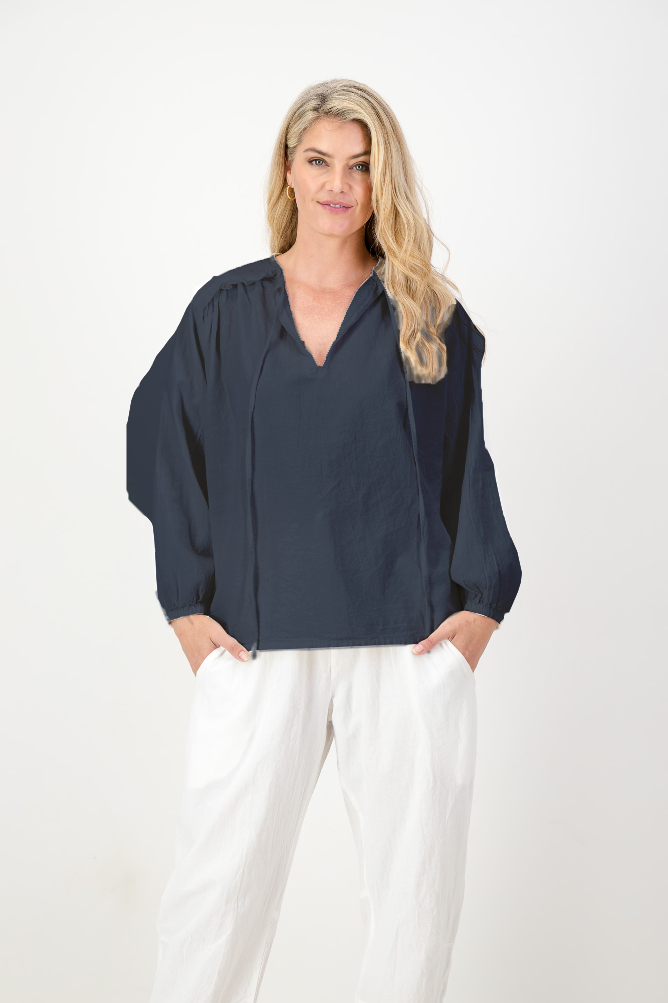 Ivy Cotton Boho Blouse