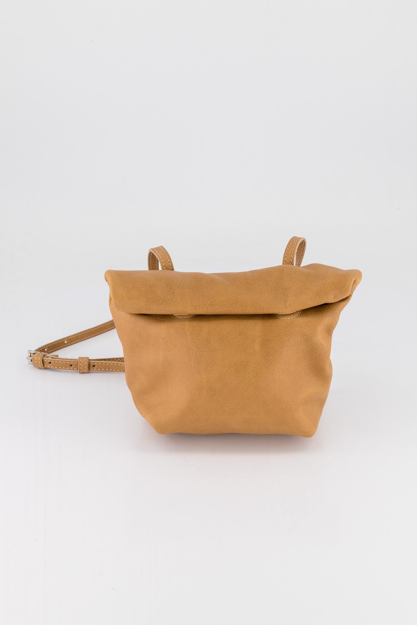 Grace Leather Rollover Bag