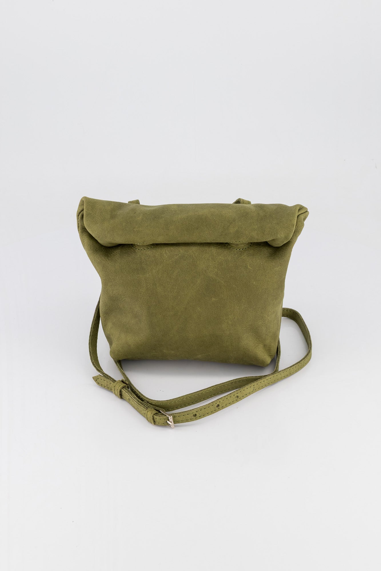 Grace Leather Rollover Bag