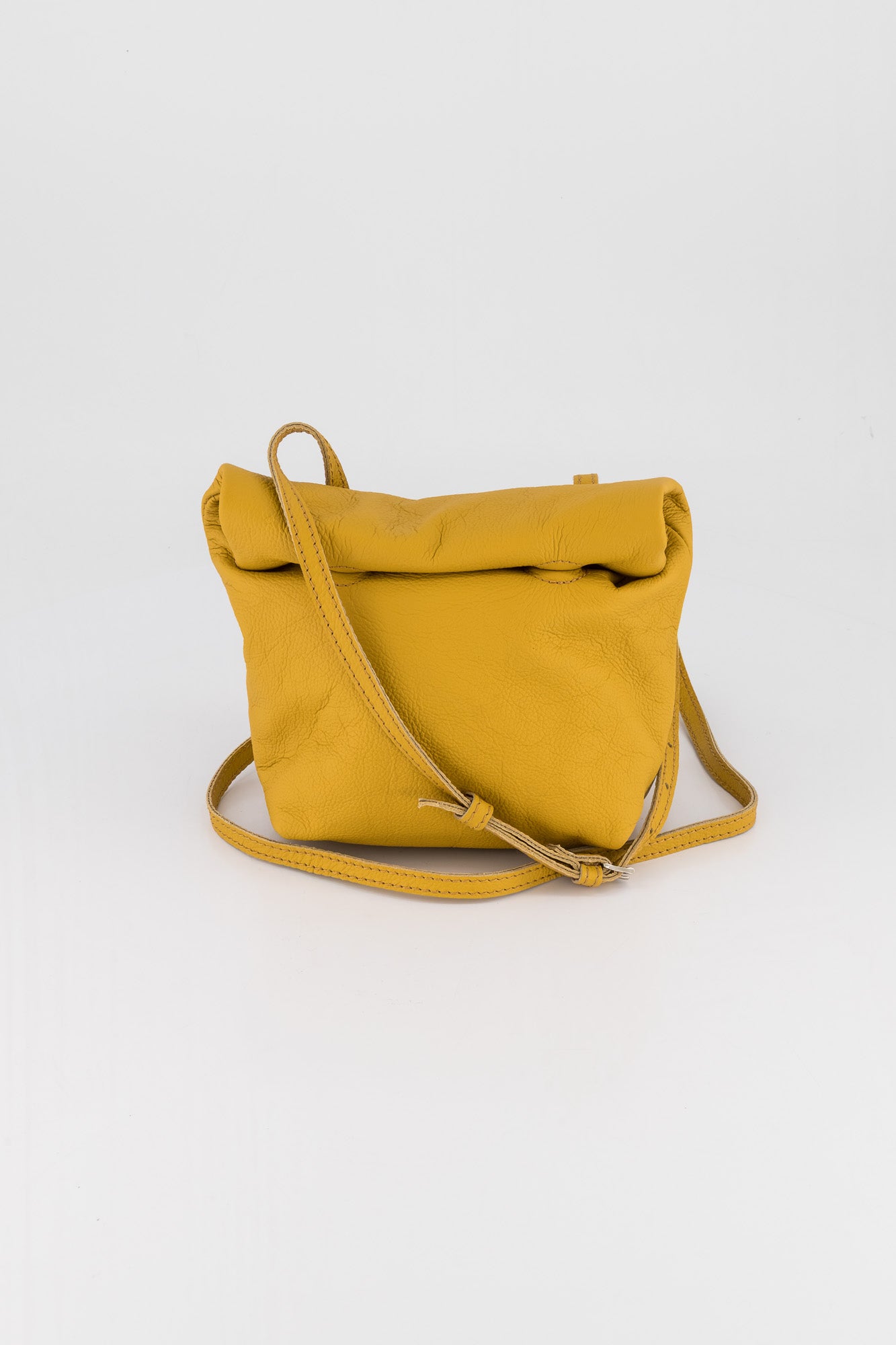 Grace Leather Rollover Bag