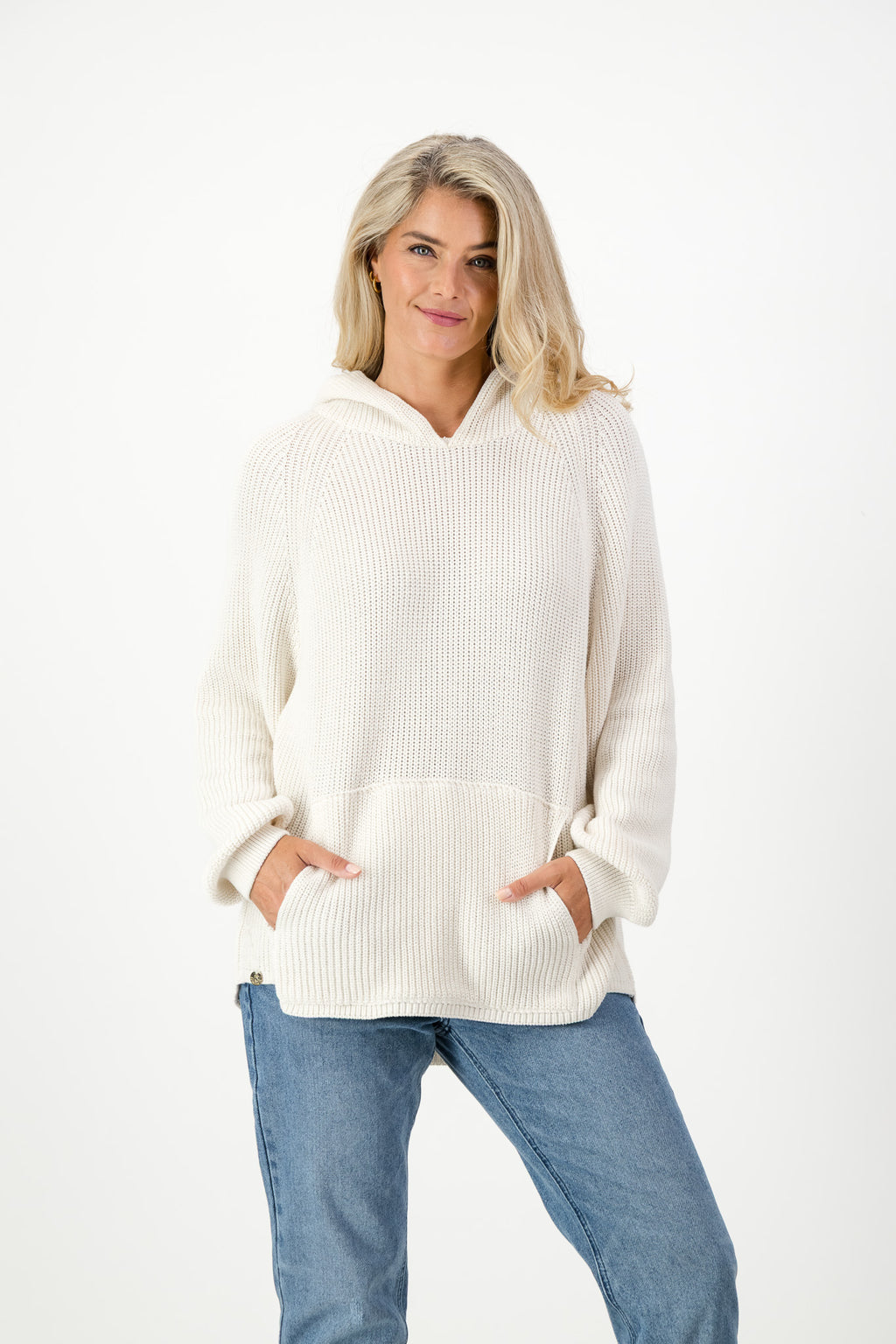 Josie Cotton Knit Hoodie