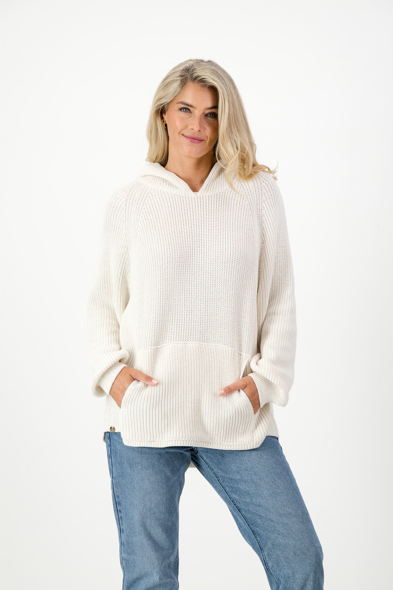Josie Cotton Knit Hoodie