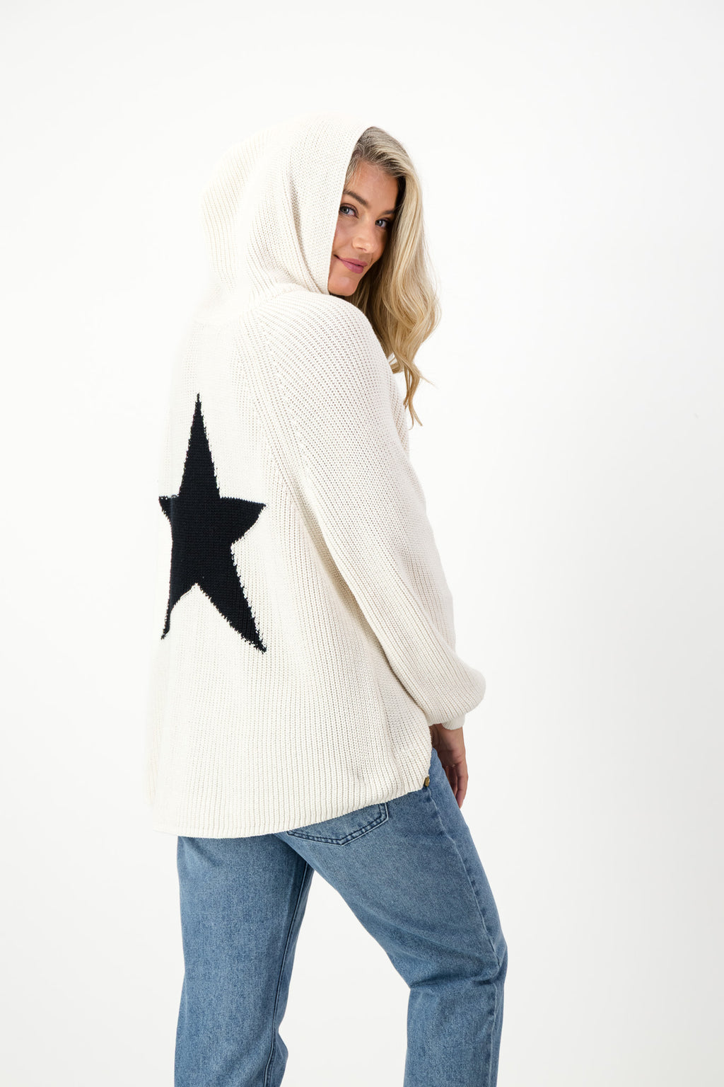 Josie Cotton Knit Hoodie