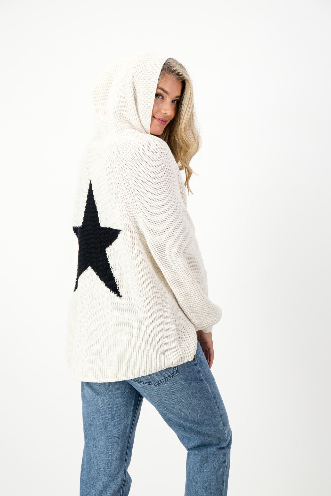 Josie Cotton Knit Hoodie