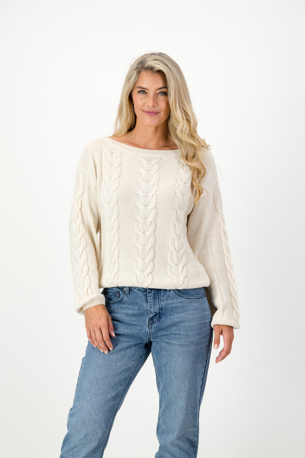 Avery Cotton Cable Knit