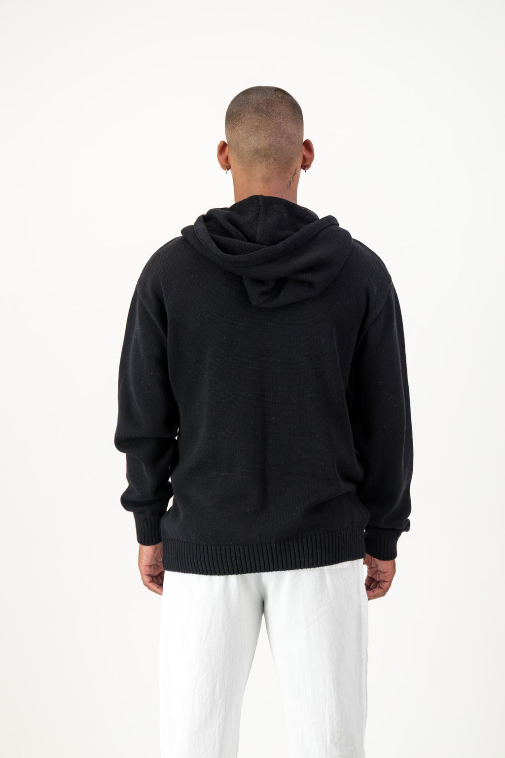 Flynn Cotton Knitted Hoodie