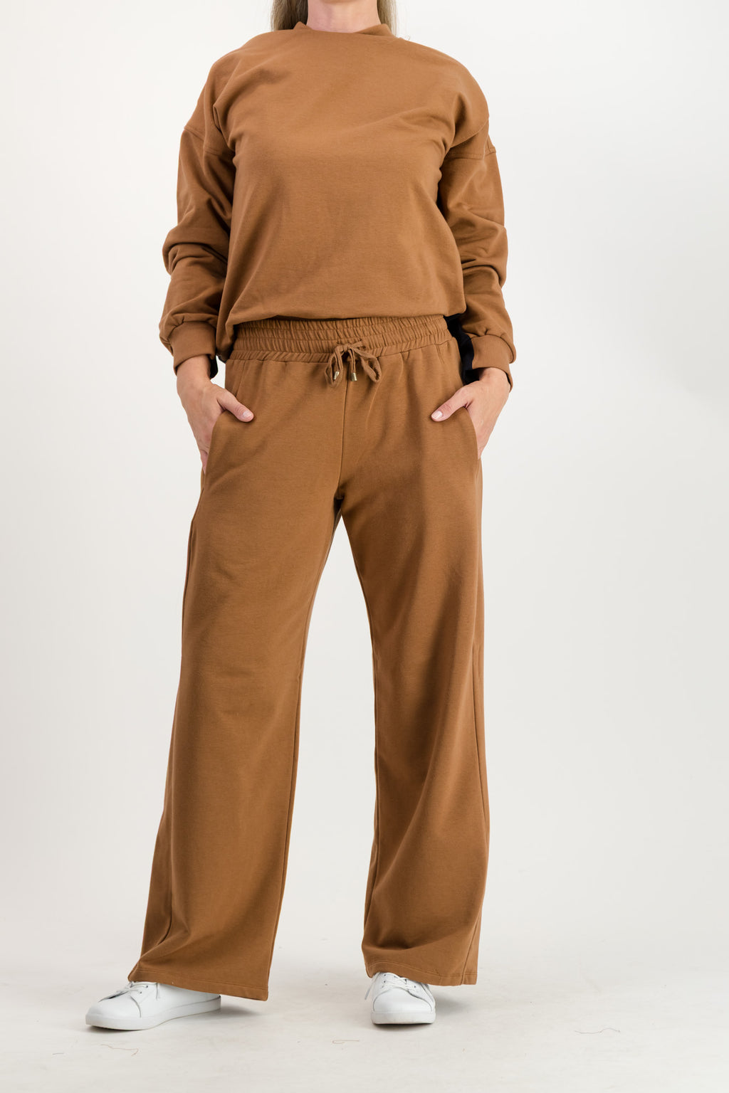 Skye Modal Fleece Wide-Leg Pant
