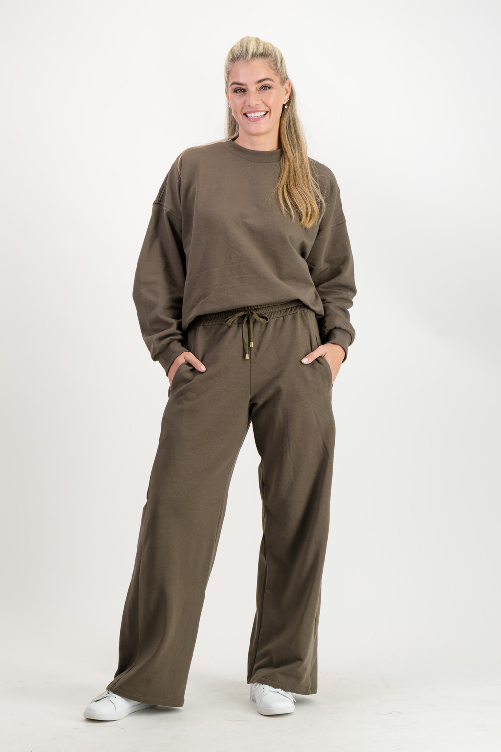 Skye Modal Fleece Wide-Leg Pant