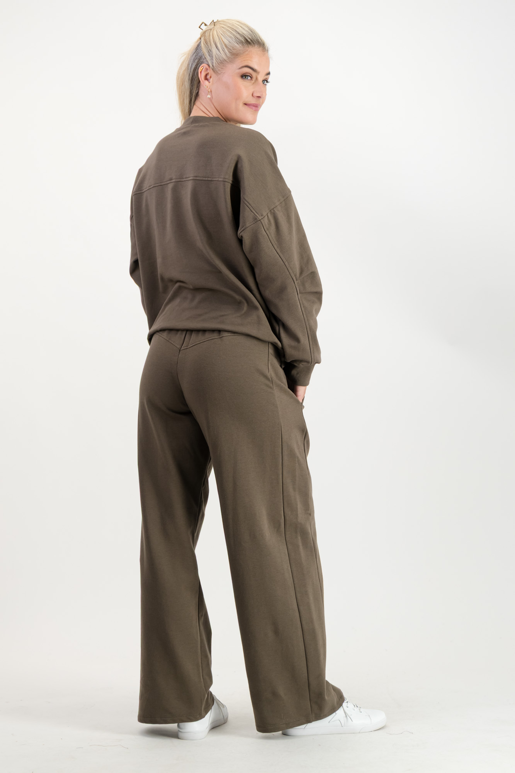 Skye Modal Fleece Wide-Leg Pant