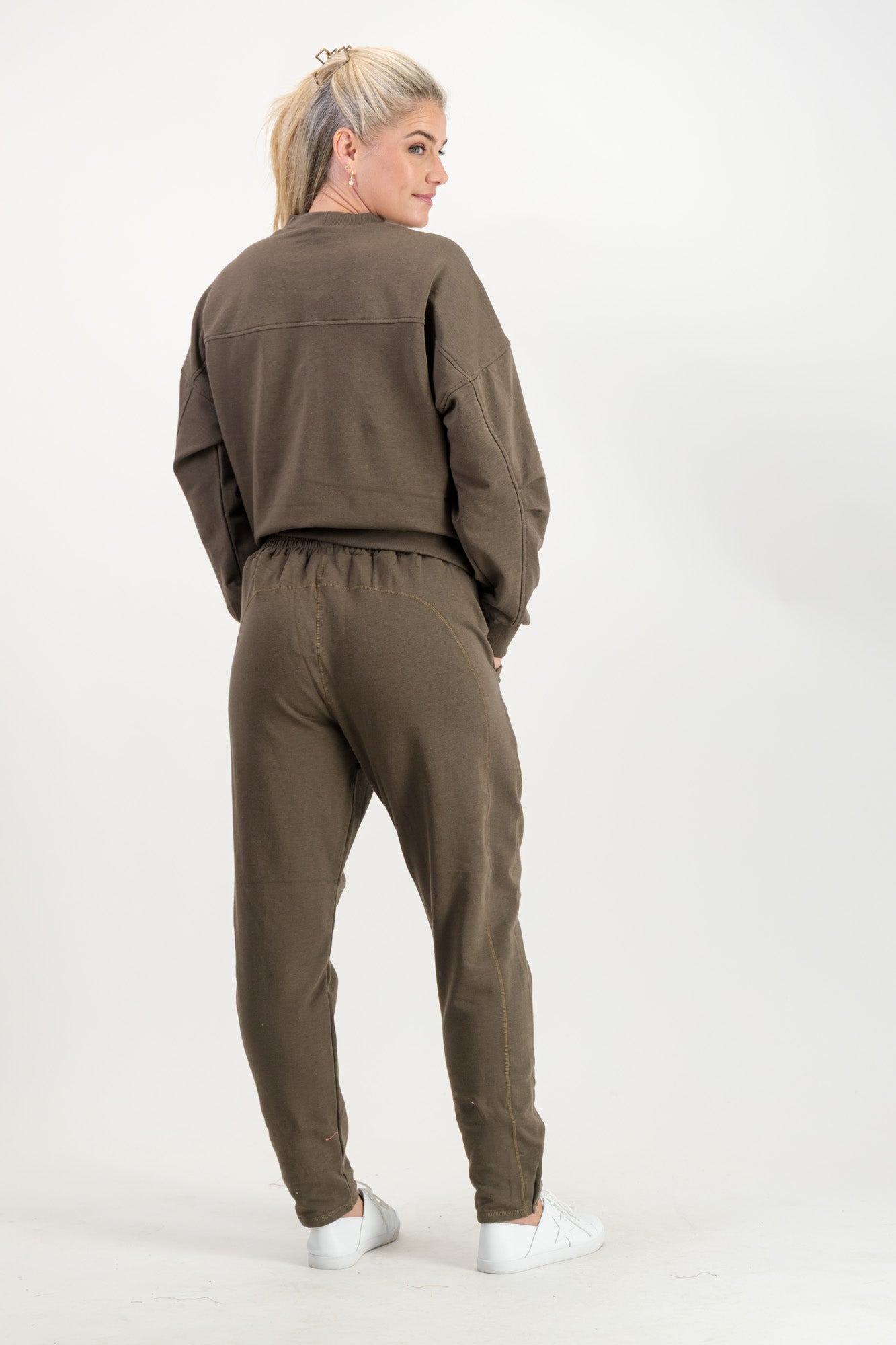 Amanda Modal Fleece Fitted Joggers