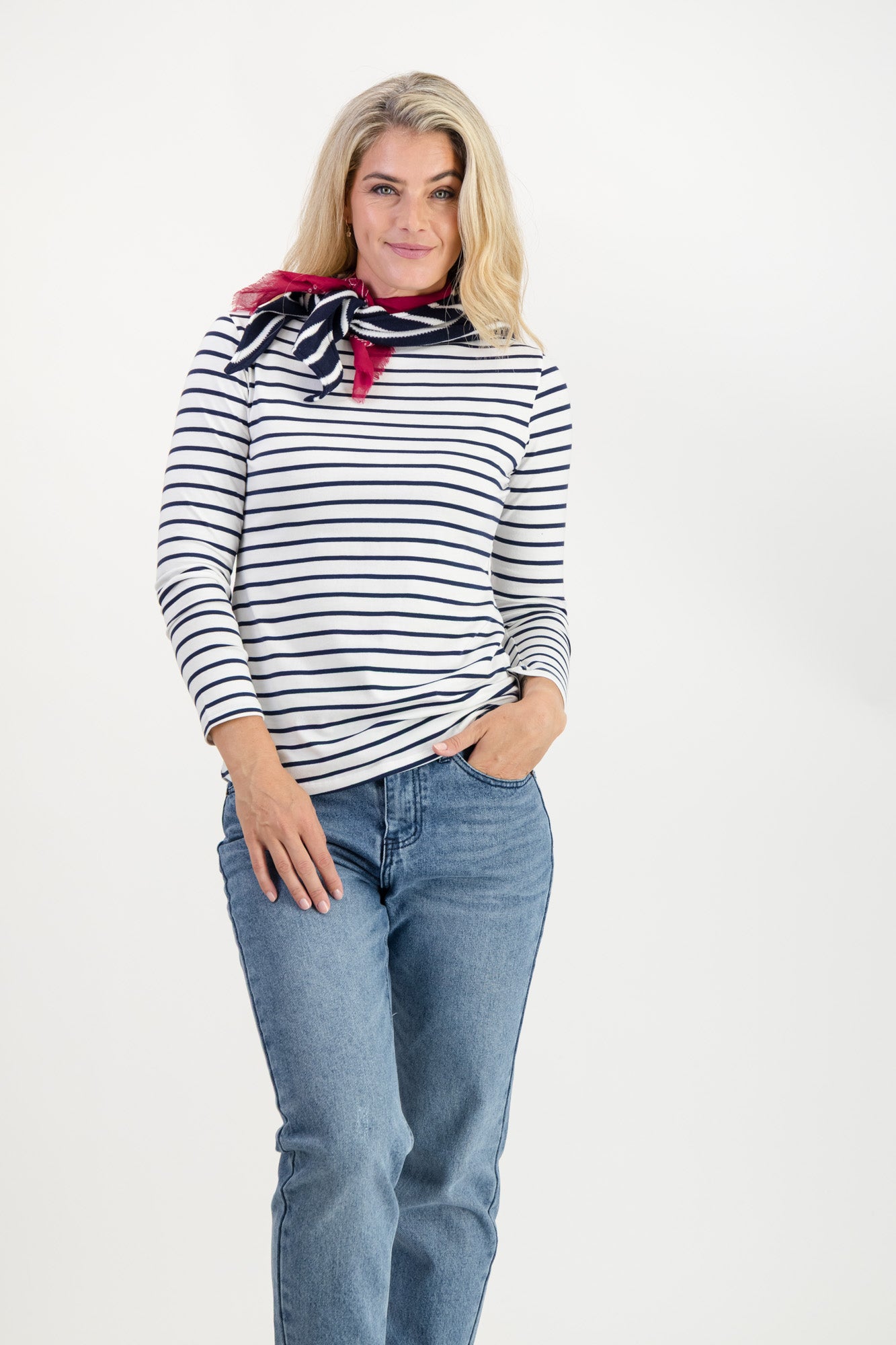 Elana Cotton Boatneck T-Shirt