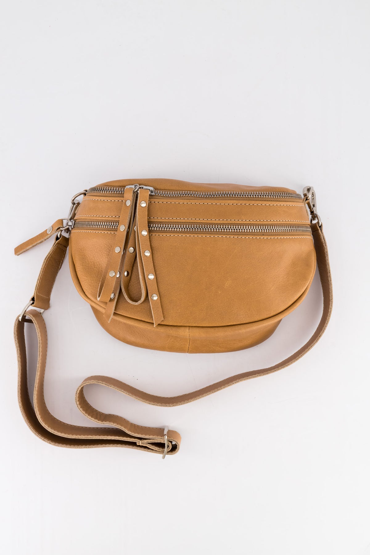 Kelly Leather Crossbody Bag