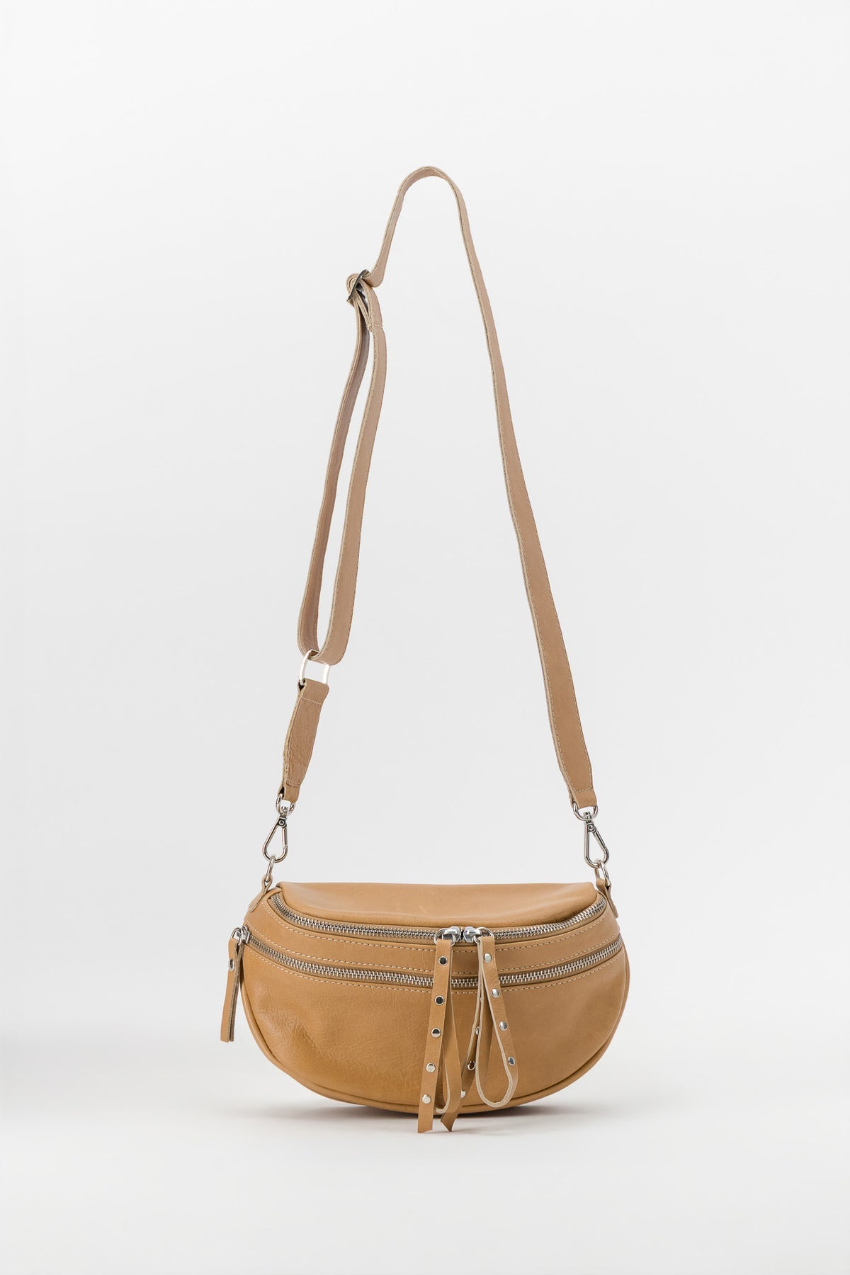 Kelly Leather Crossbody Bag
