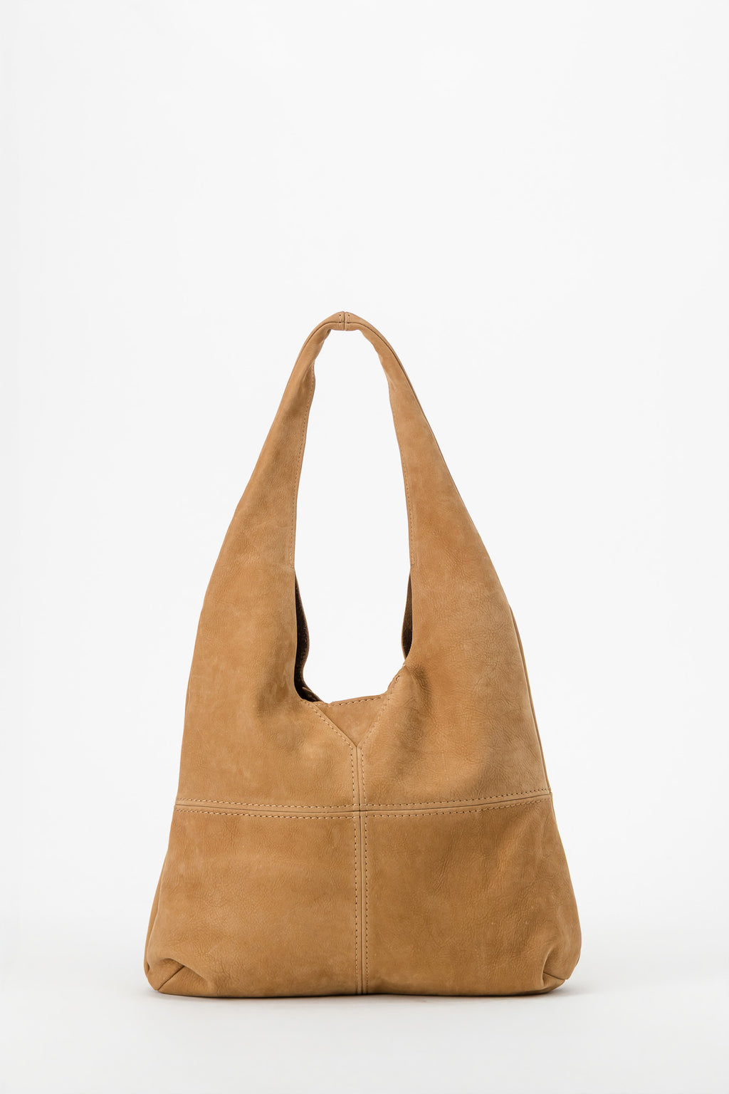 Simple Leather Slouchy Bag