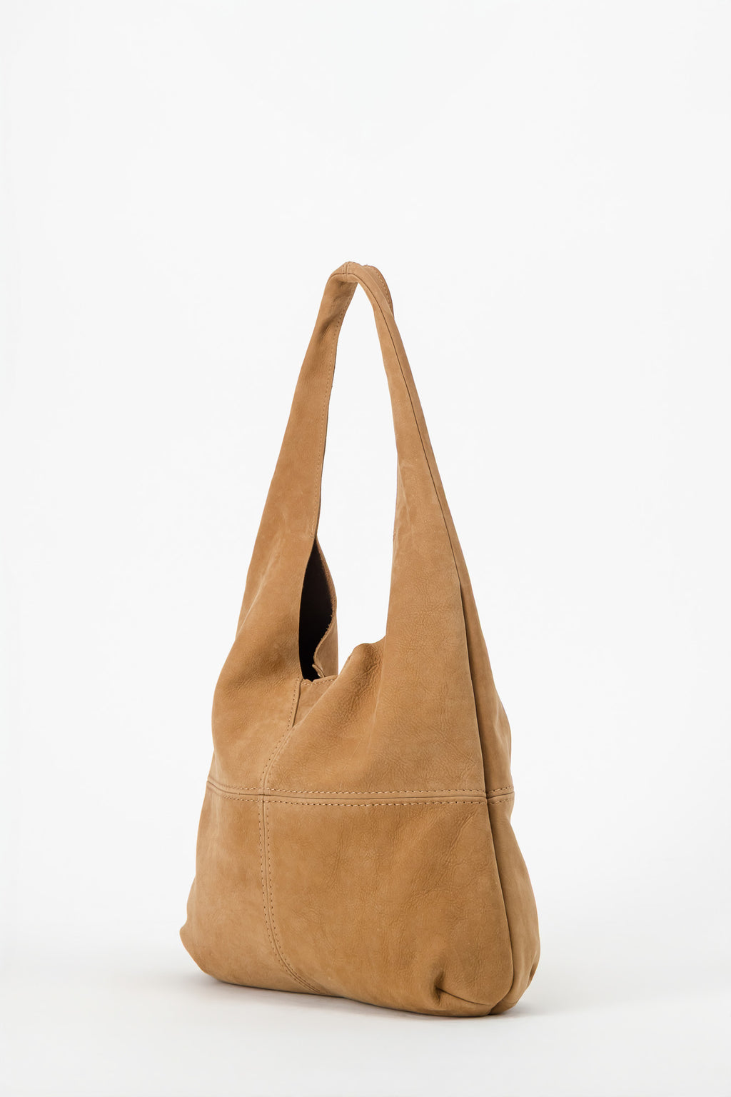Simple Leather Slouchy Bag