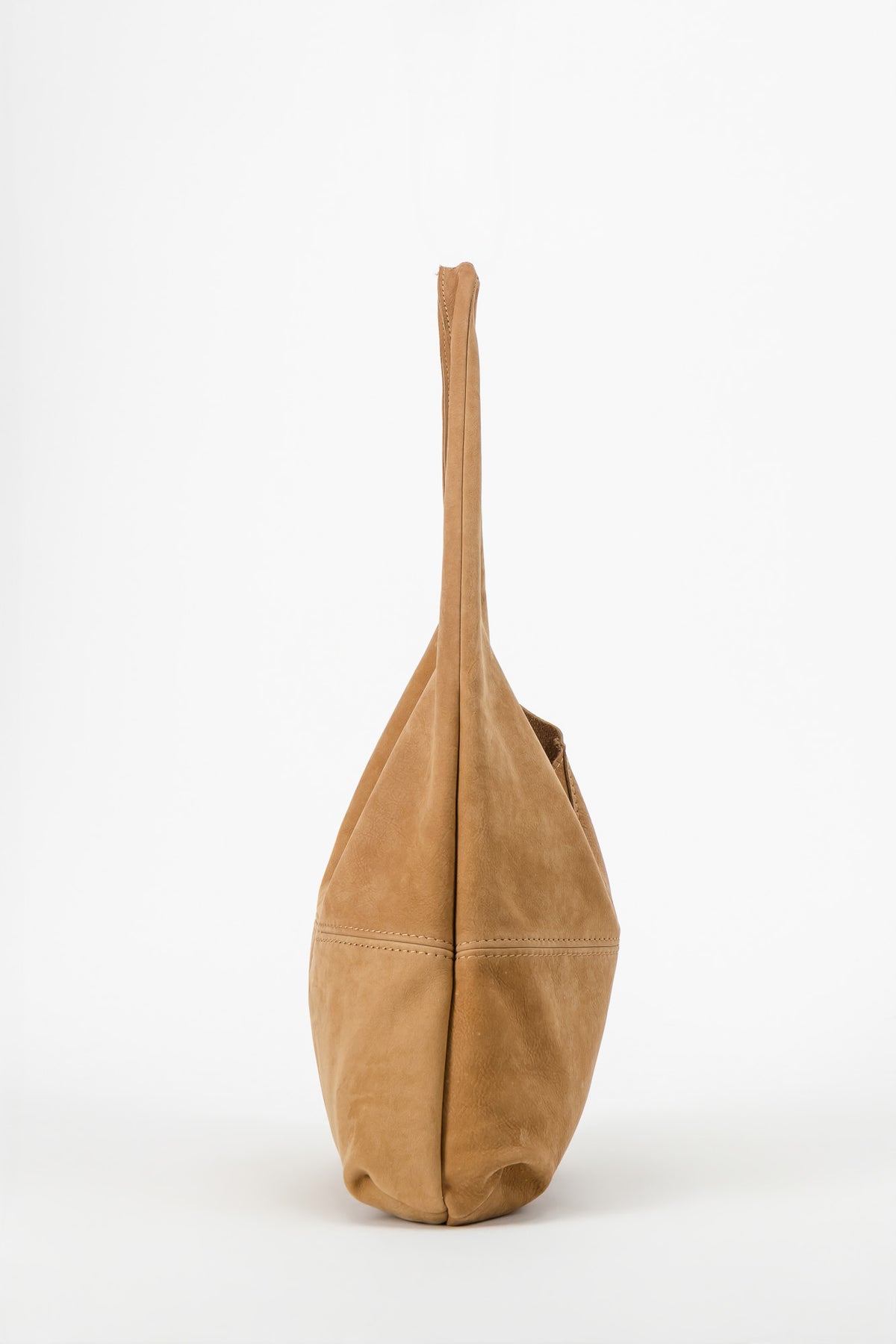 Simple Leather Slouchy Bag