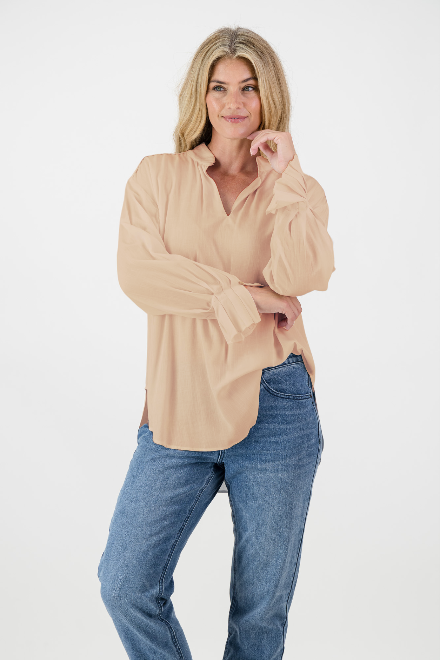 Mira Rayon Boho Blouse