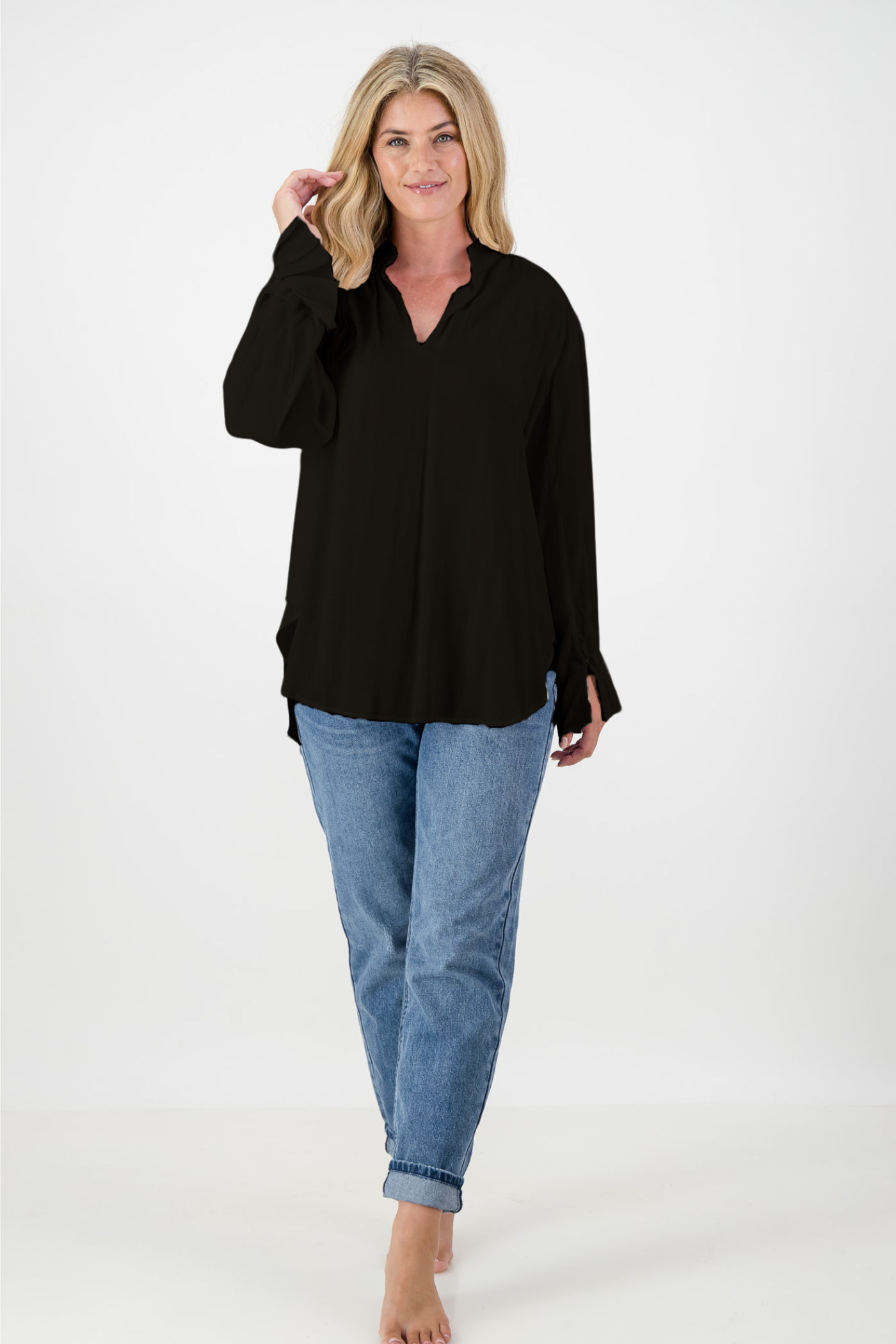 Mira Rayon Boho Blouse