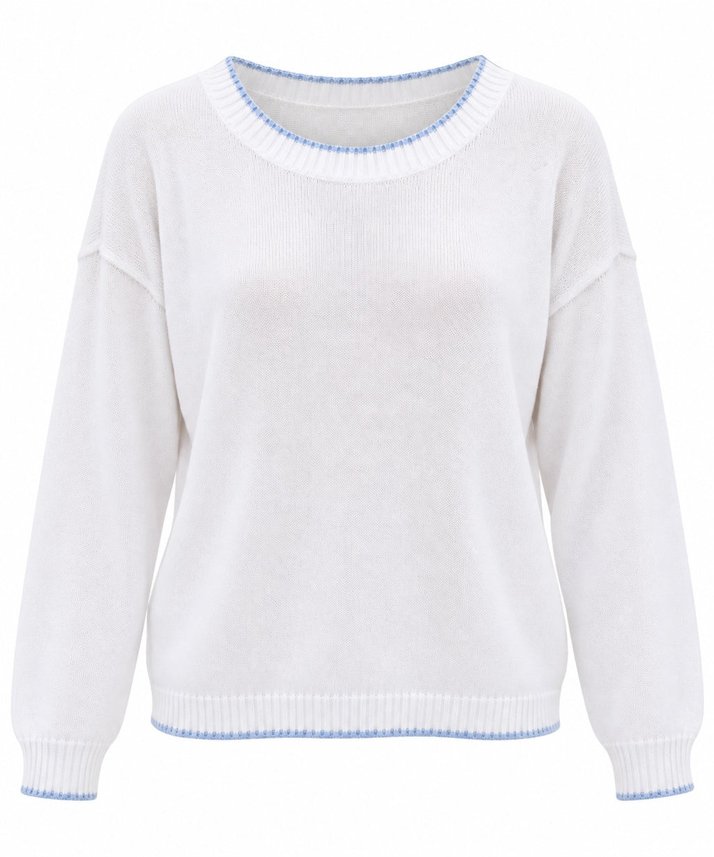 Tessa Cotton Round-Neck Knit