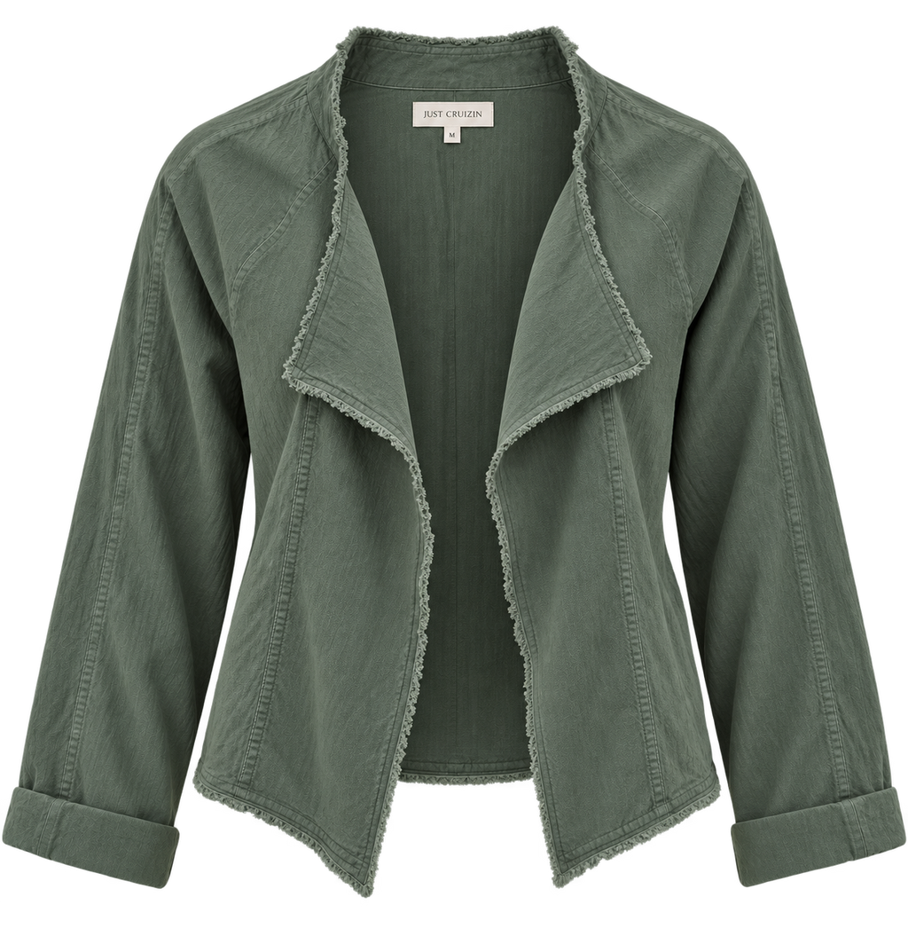 Sophia Cotton Biker Jacket