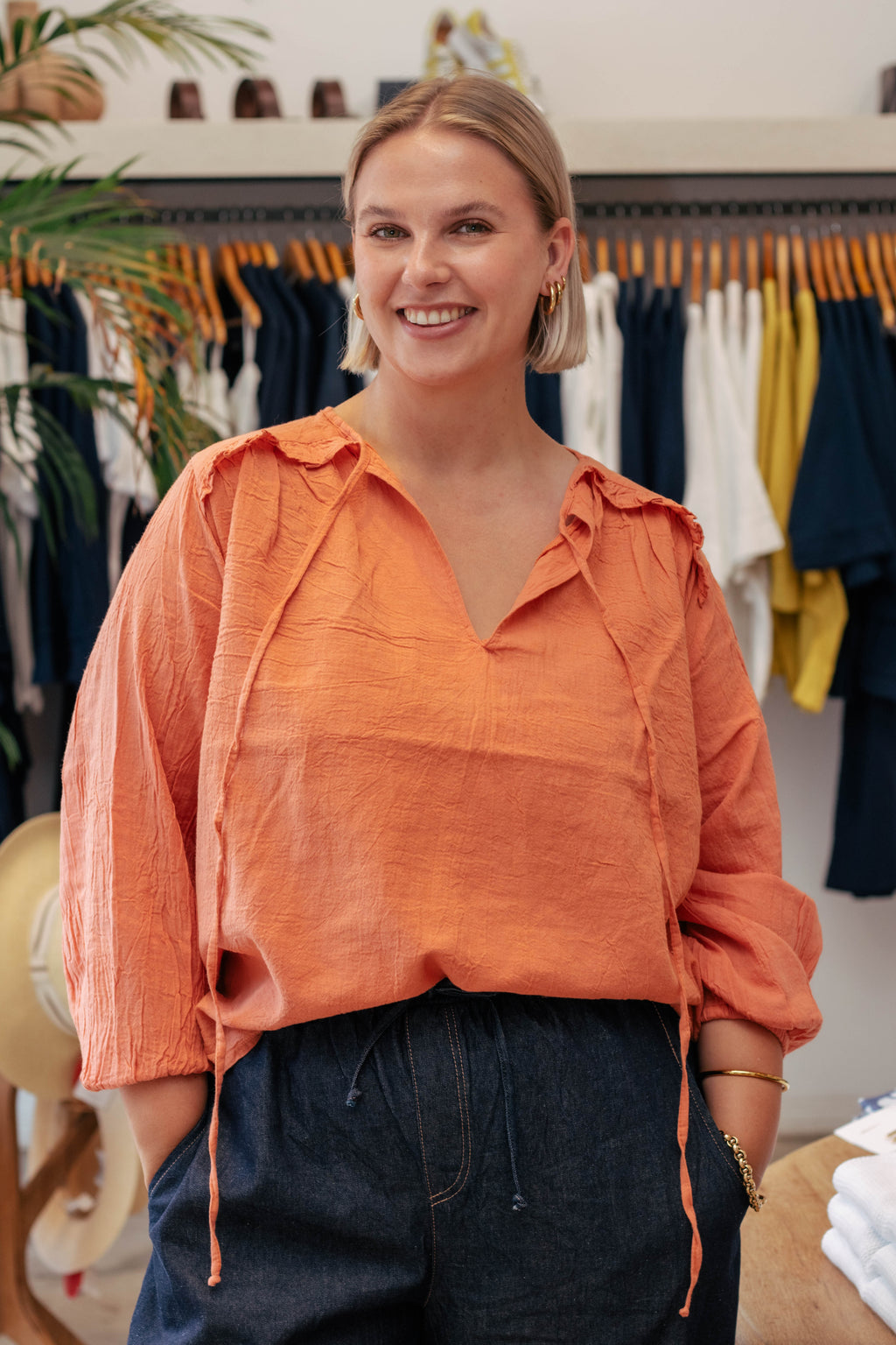 Ivy Cotton Boho Blouse