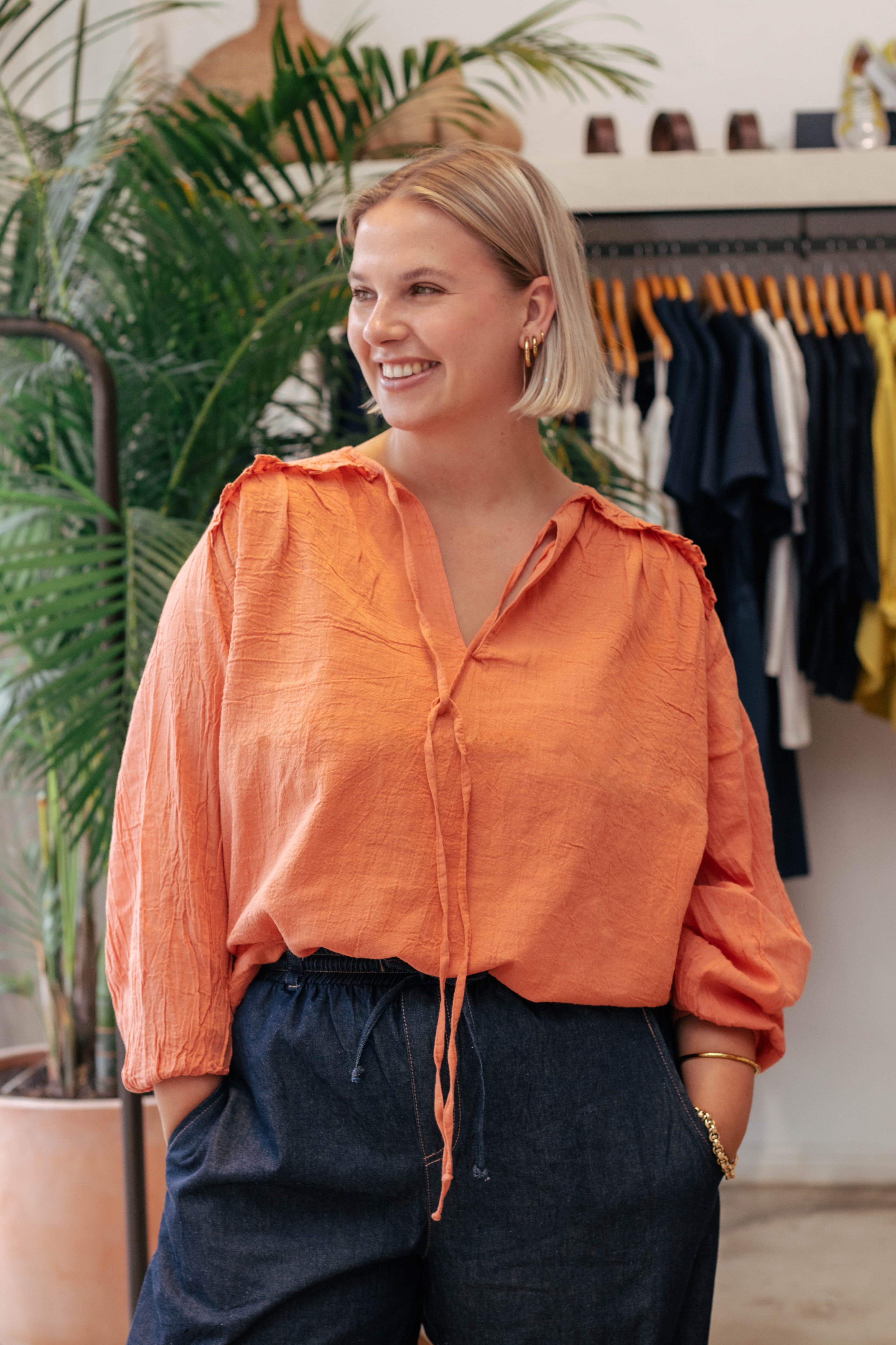 Ivy Cotton Boho Blouse