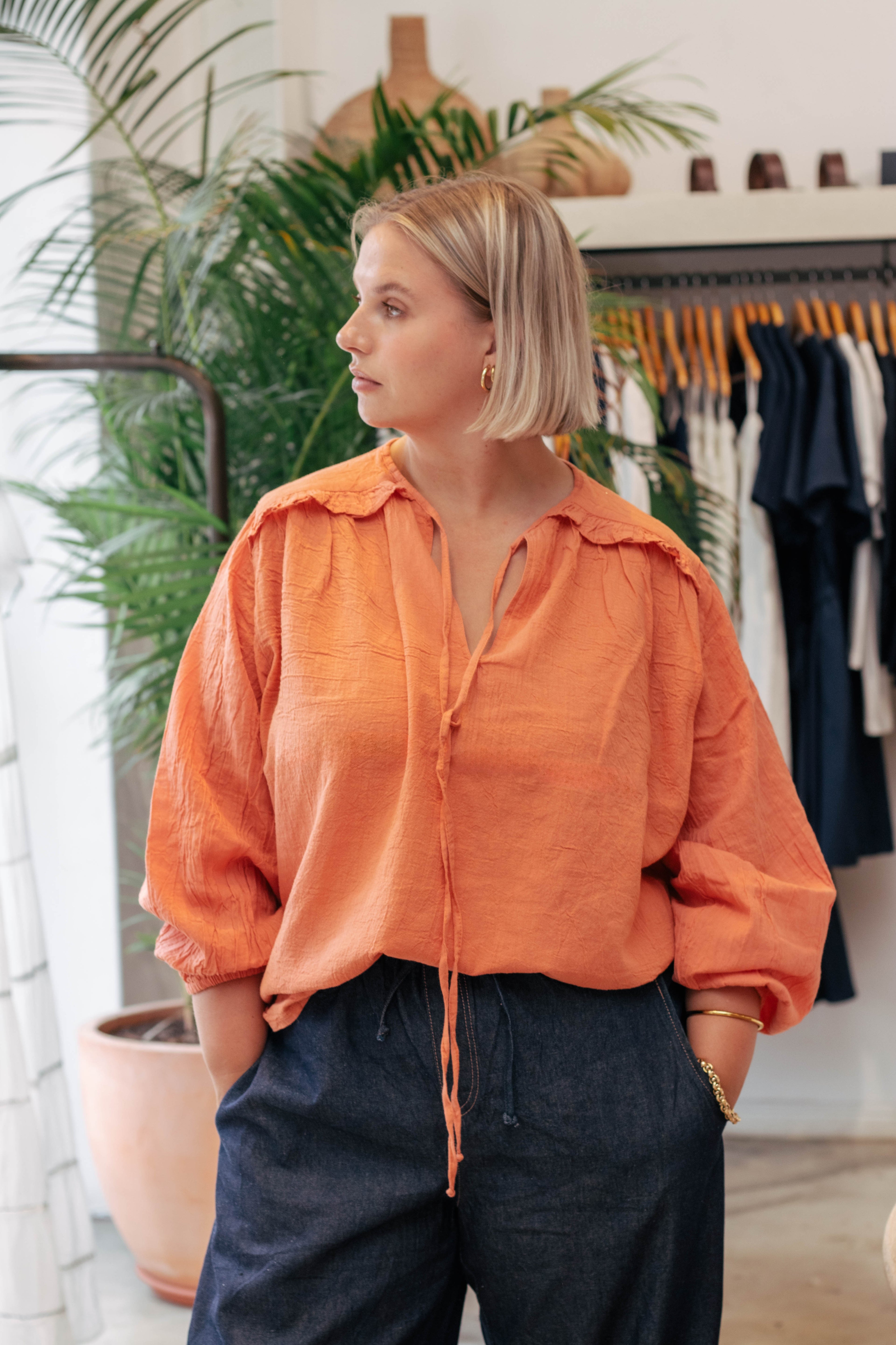 Ivy Cotton Boho Blouse