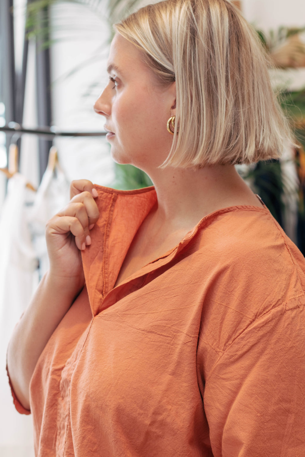 Sada Cotton Boxy Top