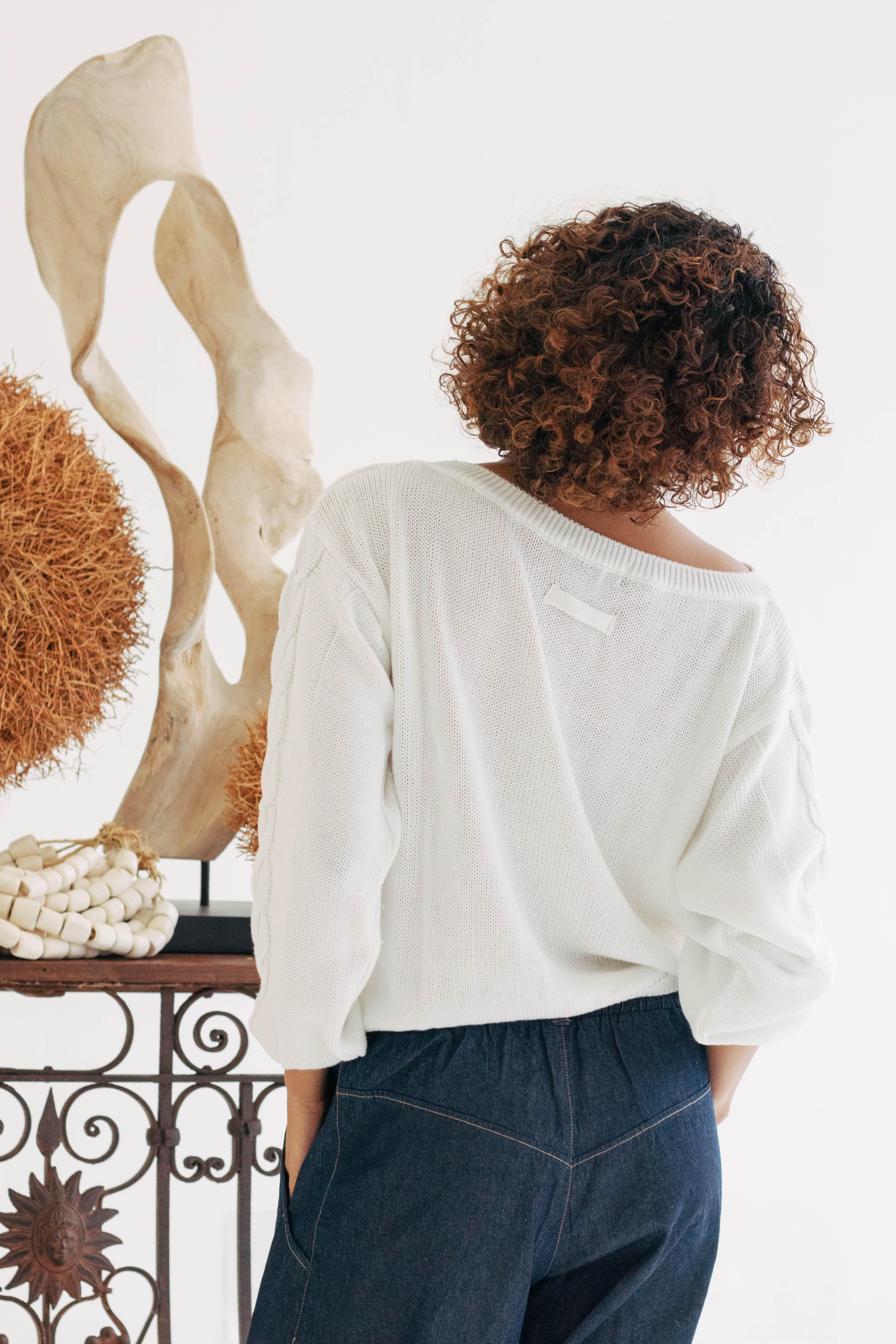 Avery Cotton Cable Knit