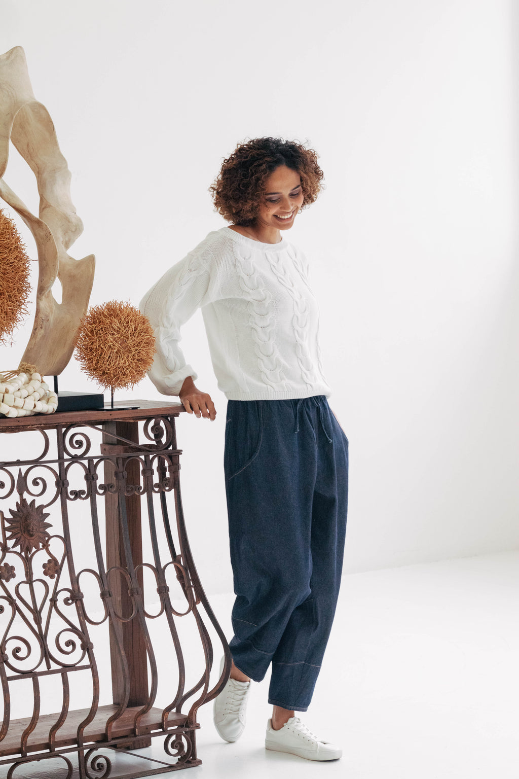 Avery Cotton Cable Knit